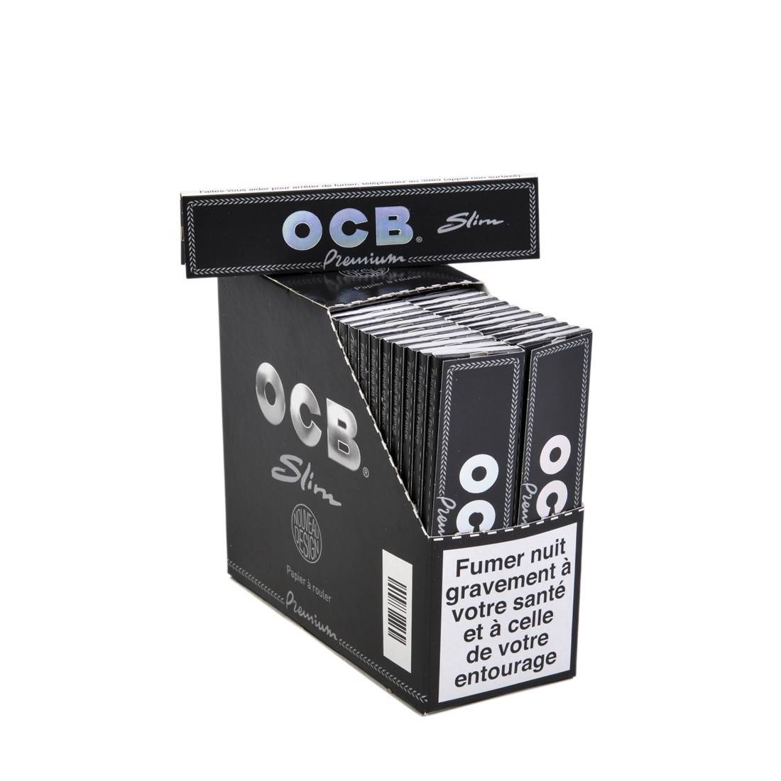 Papier À Rouler - Premium Noir - 100 Feuilles - Ocb pas cher