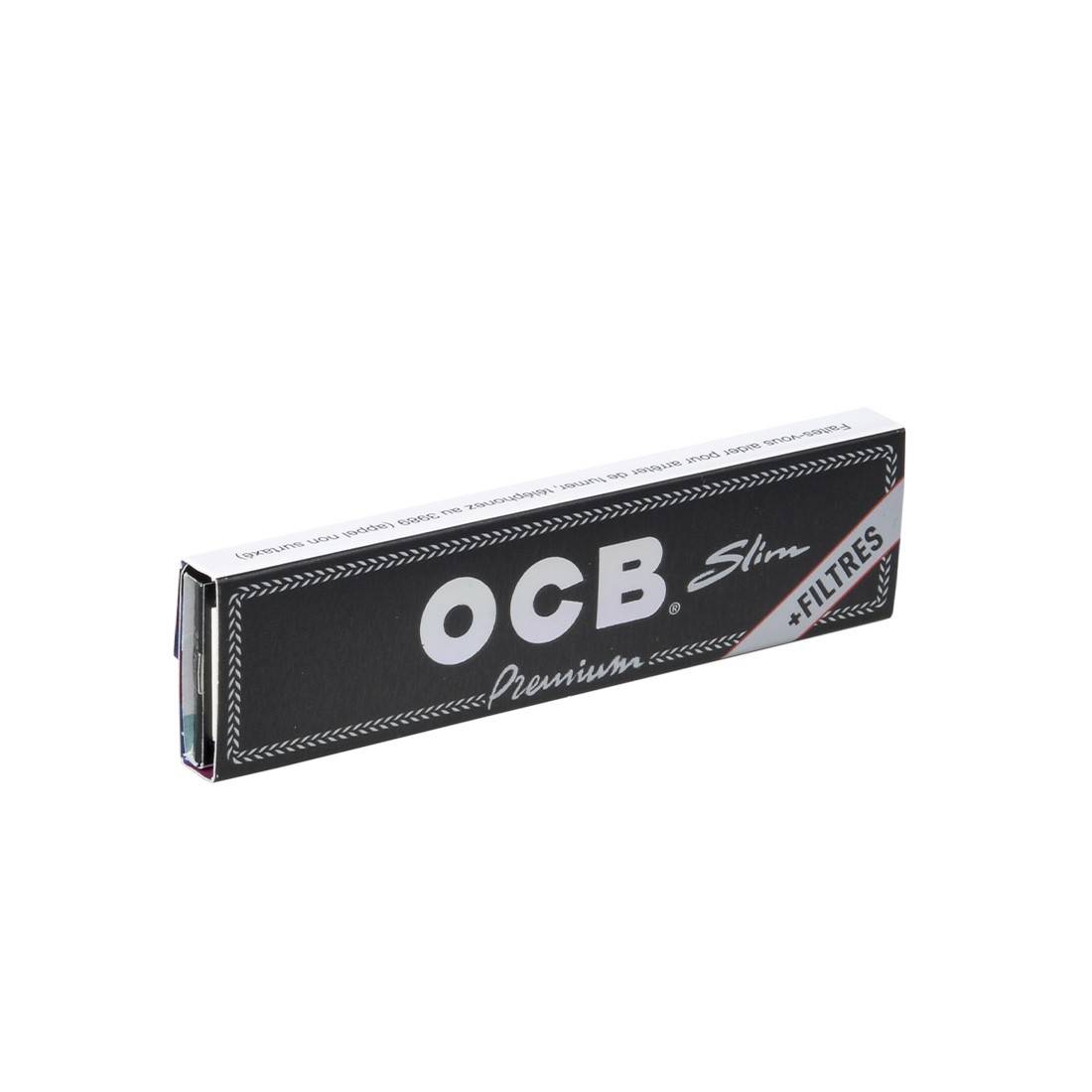 Feuilles à rouler large avec carton pré-découpé Slim & Tips, OCB (x32)  (très petit calibre)