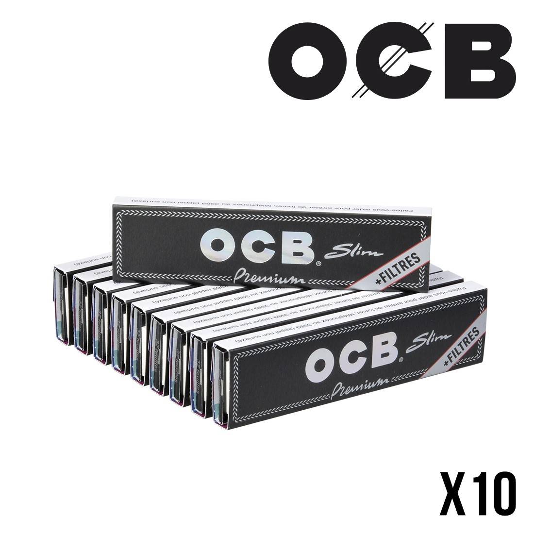 OCB courte simple ultimate lot de 10 carnets de feuille a rouler 