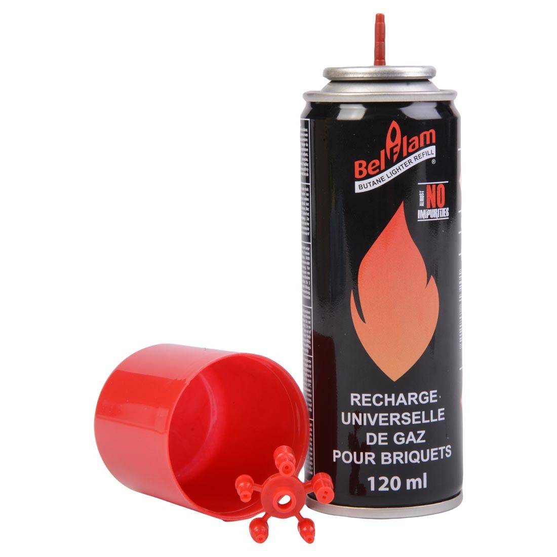 Gaz à briquet - Rechargeable - 300 ml - Gaz butane - A recharger