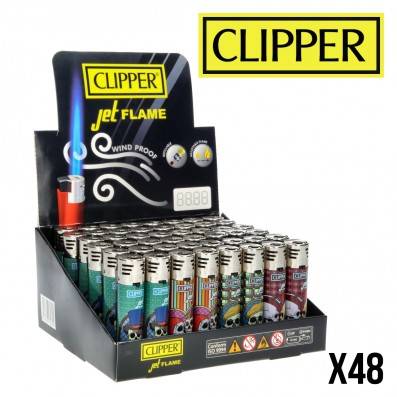 CLIPPER JET ROMANTIC SKULLS 2 X48