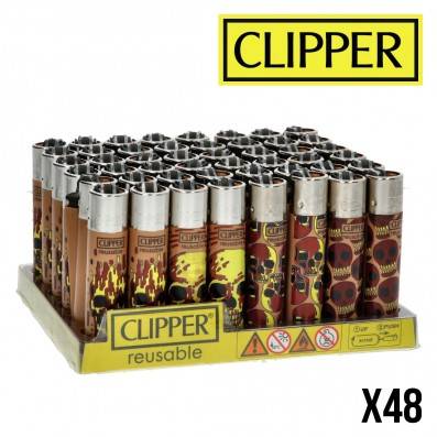 CLIPPER SKULL FIRE BEIGE X48