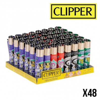 CLIPPER STICKER SKULLS X48