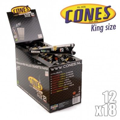 CONES KING SIZE 11CM PAR 12 (CONDITIONNEMENT PAR 18)