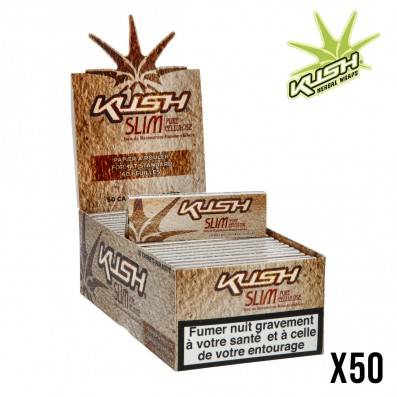 FEUILLES A ROULER KUSH PURE CELLULOSE REGULAR X50