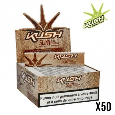 FEUILLES A ROULER KUSH PURE CELLULOSE SLIM X50