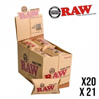 FILTRES RAW WIDE PRE-ROULES X20