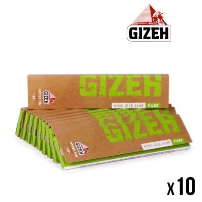 GIZEH PURE SLIM X10 (FEUILLES)