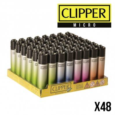 MICRO CLIPPER GRADIENT SILVER X48