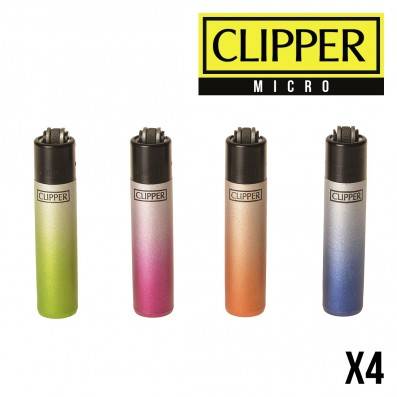 MICRO CLIPPER GRADIENT SILVER X4