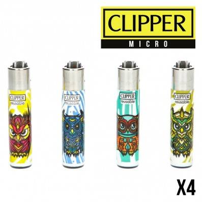 MICRO CLIPPER SPECIAL OWLS X4