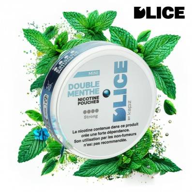 NICOTINE POUCHE DLICE BY KAPZ DOUBLE MENTHE 12MG