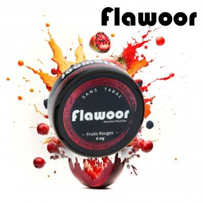 NICOTINE POUCHE FLAWOOR FRUITS ROUGES