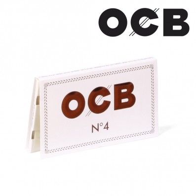 OCB N°4 BLANC DOUBLE PETIT FORMAT