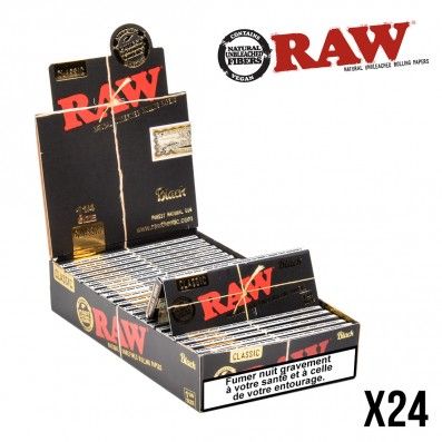 RAW BLACK 1/4 SIMPLE X24