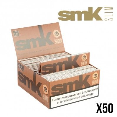SMOKING SMK SLIM BROWN X50