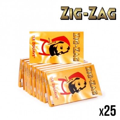 ZIG ZAG CLASSIC JAUNE X25