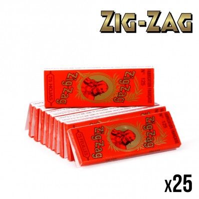 ZIG ZAG N°125 ORANGE x25