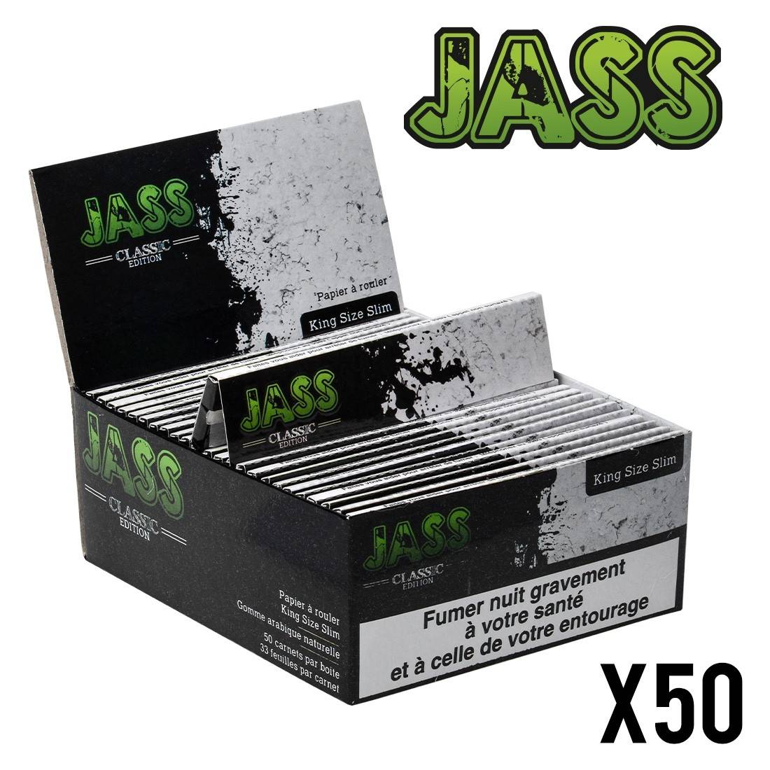 JASS slim "black edition" 2 boites de 50 carnets de feuilles 