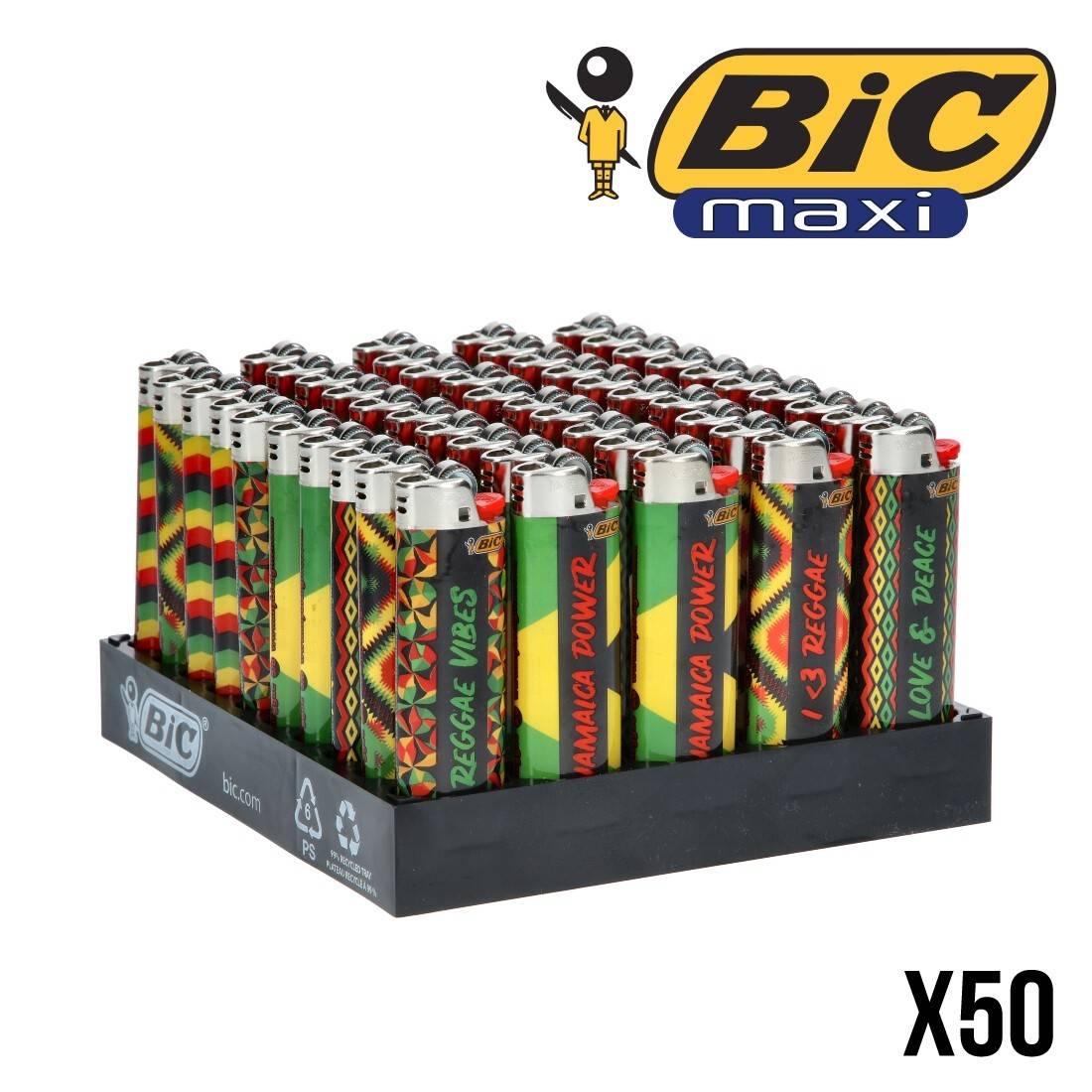 Briquets BIC Reggae 21 x50 - Disponible sur SFactory !