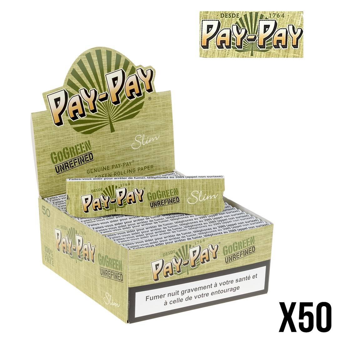 Feuilles à rouler Pay Pay Go Green Slim