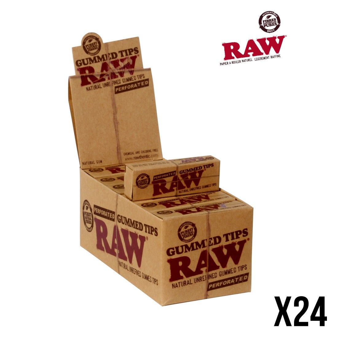 vente en ligne de boite de filtres RAW gummed perforés, Filtre en carton -  toncar