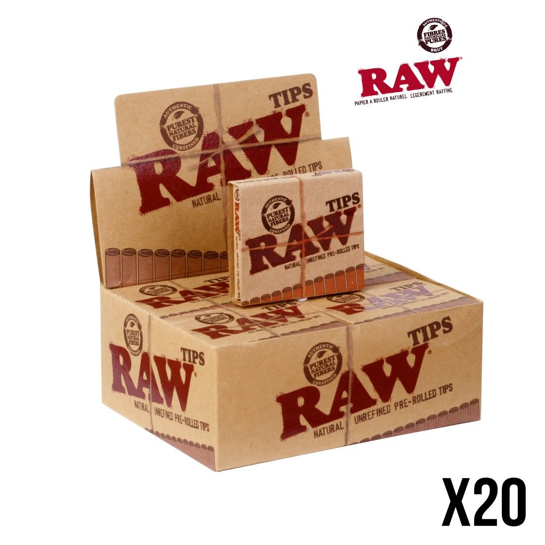Filtres Wide Pré-Roulés x180 - RAW - StreetShop