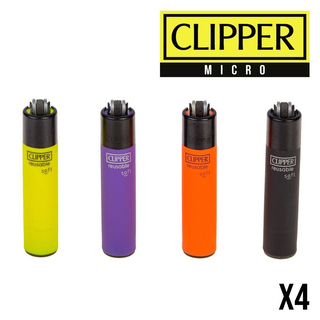 Micro Clipper Soft Touch Special Edition x4, disponible sur S Factory !