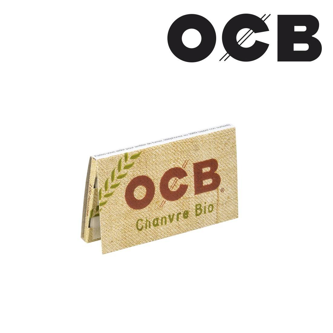 OCB courte double chanvre bio lots de 1 à 400 carnets de feuilles 