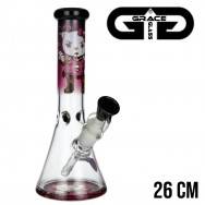 Pipe à eau, bang verre feuille de cannabis 12 cm - acheter pas cher bang en  verre