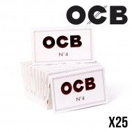 OCB N°4 BLANC PETIT FORMAT X25