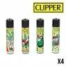 CLIPPER 420 TATTOOS X4
