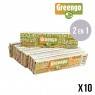 FEUILLES A ROULER NON BLANCHIES GREENGO SLIM + TIPS X10