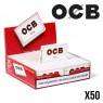 OCB N°4 BLANC PETIT FORMAT x50