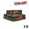 RAW BLACK ORGANIC 1/4 X10