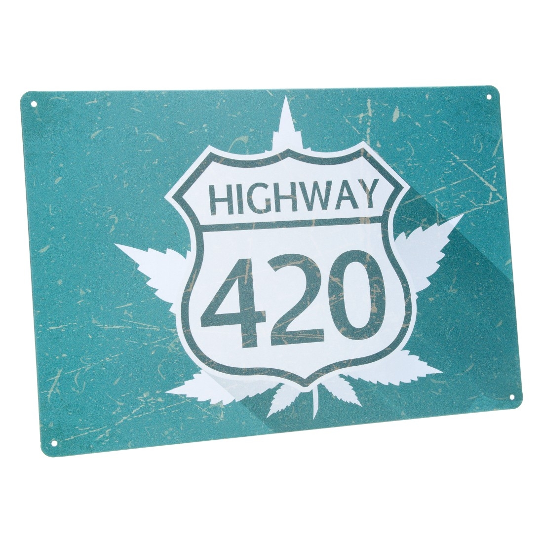 Plaque Métal Déco Highway 420
