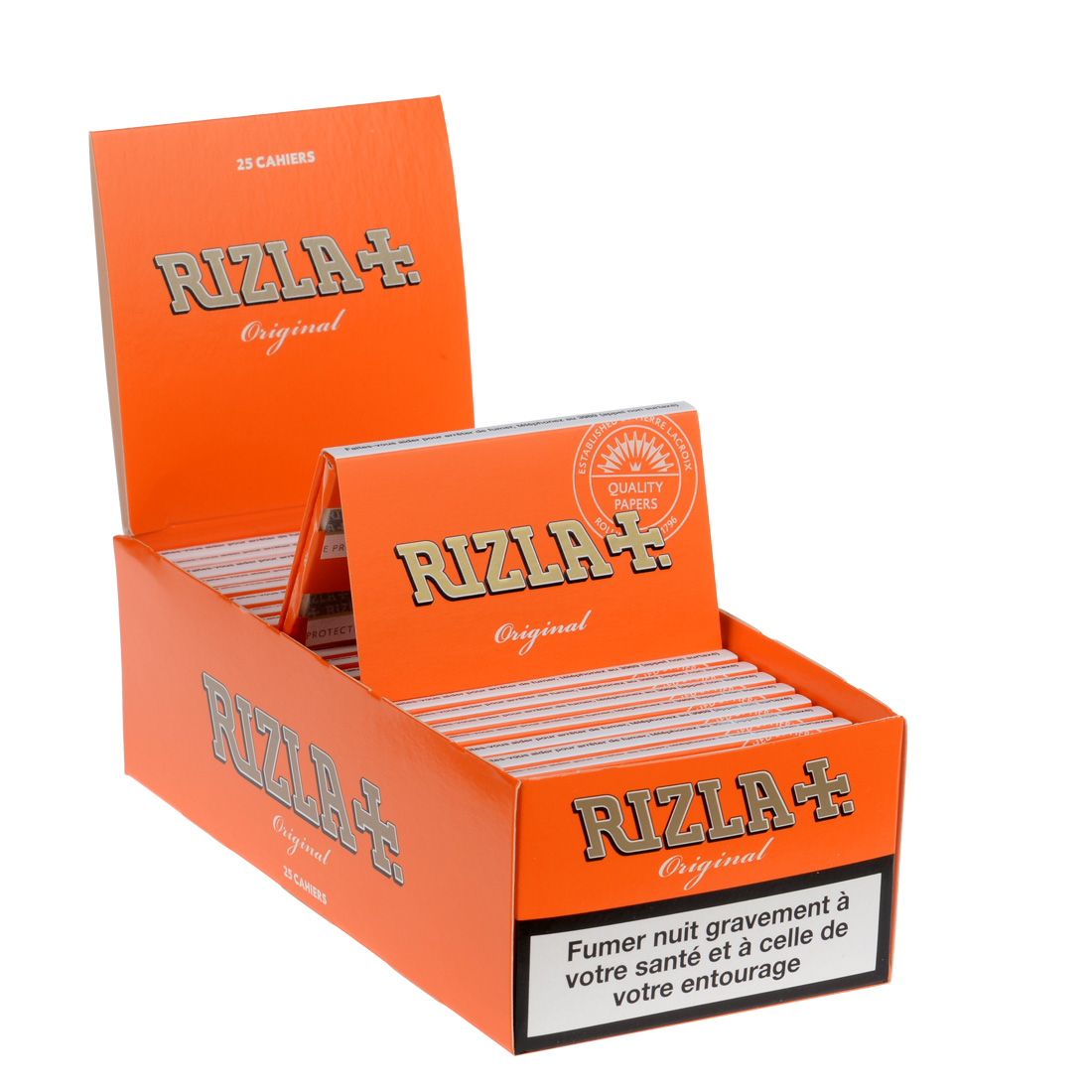 Rizla orange original regular vente, Feuilles petit format