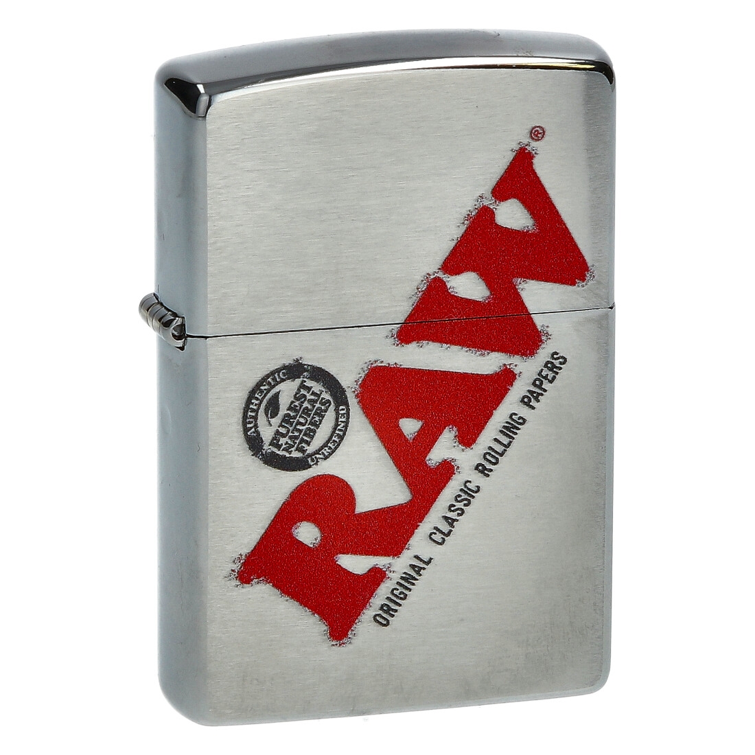 Zippo Silver RAW Logo